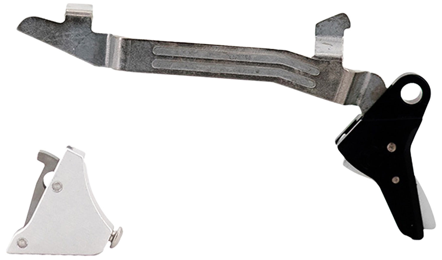 Timney Triggers Alpha Competition Straight Trigger – Glock Gen5 Double Stack & G44, Silver Finish