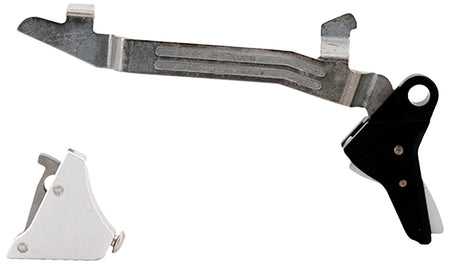 Timney Triggers Alpha Competition Straight Trigger – Glock Gen5 Double Stack & G44, Silver Finish