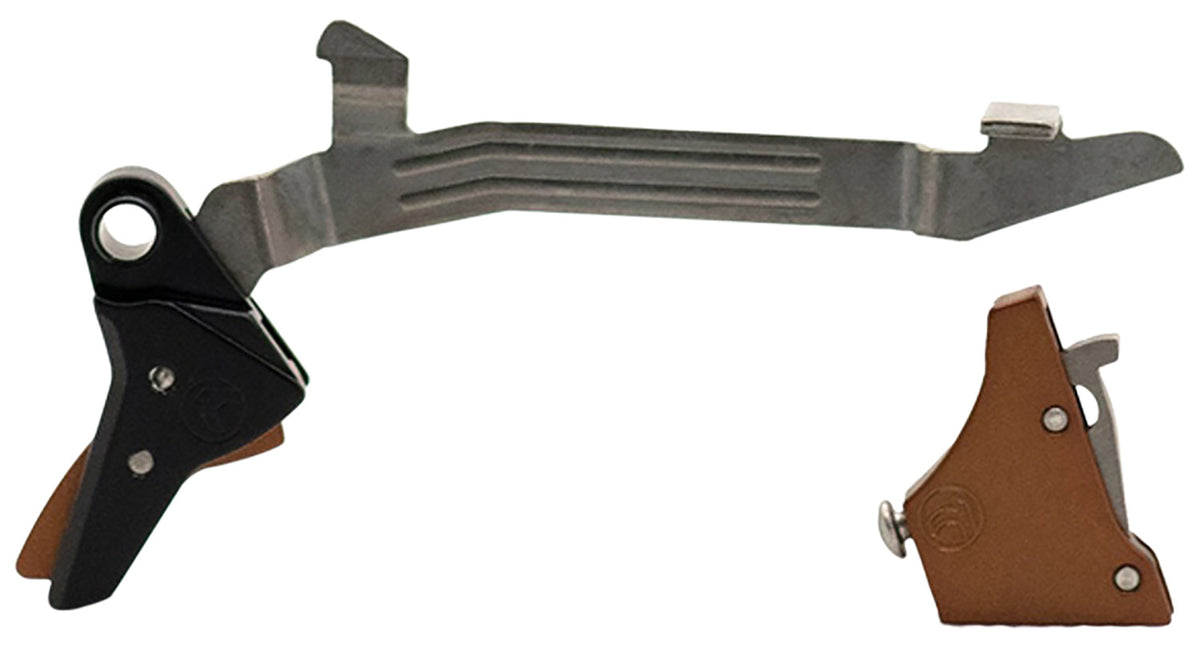 Timney Triggers Alpha Competition Straight Trigger – Glock Gen3-4 Large Frame, Bronze Finish