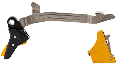 Timney Triggers Alpha Competition Straight Trigger – Glock Gen3-4 Large Frame, Gold Finish