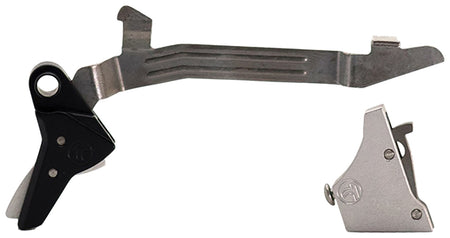 Timney Triggers Alpha Competition Straight Trigger – Glock Gen3-4 Large Frame, Silver Finish