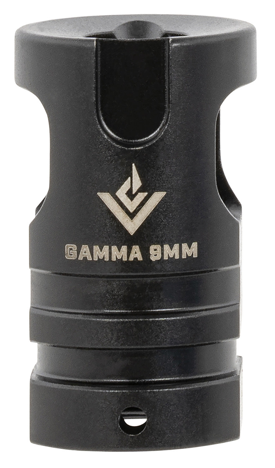 VG6 Precision APVG200027A Black Nitride GAMMA Muzzle Brake for 9mm Luger Pistol Builds