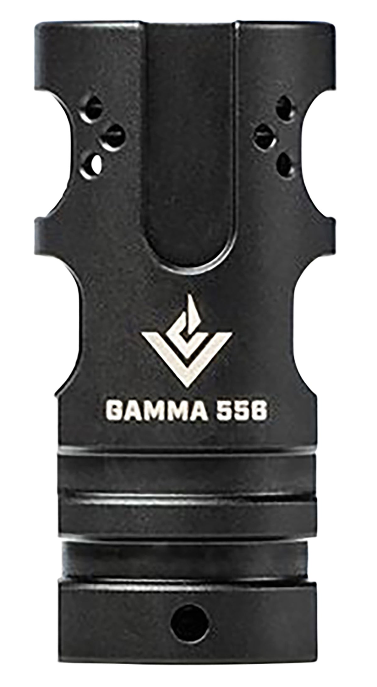 Aero Precision APVG200001A VG6 Gamma 556 2-Port Brake/Compensator 5.56 NATO 1/2-28 Black Stainless Steel
