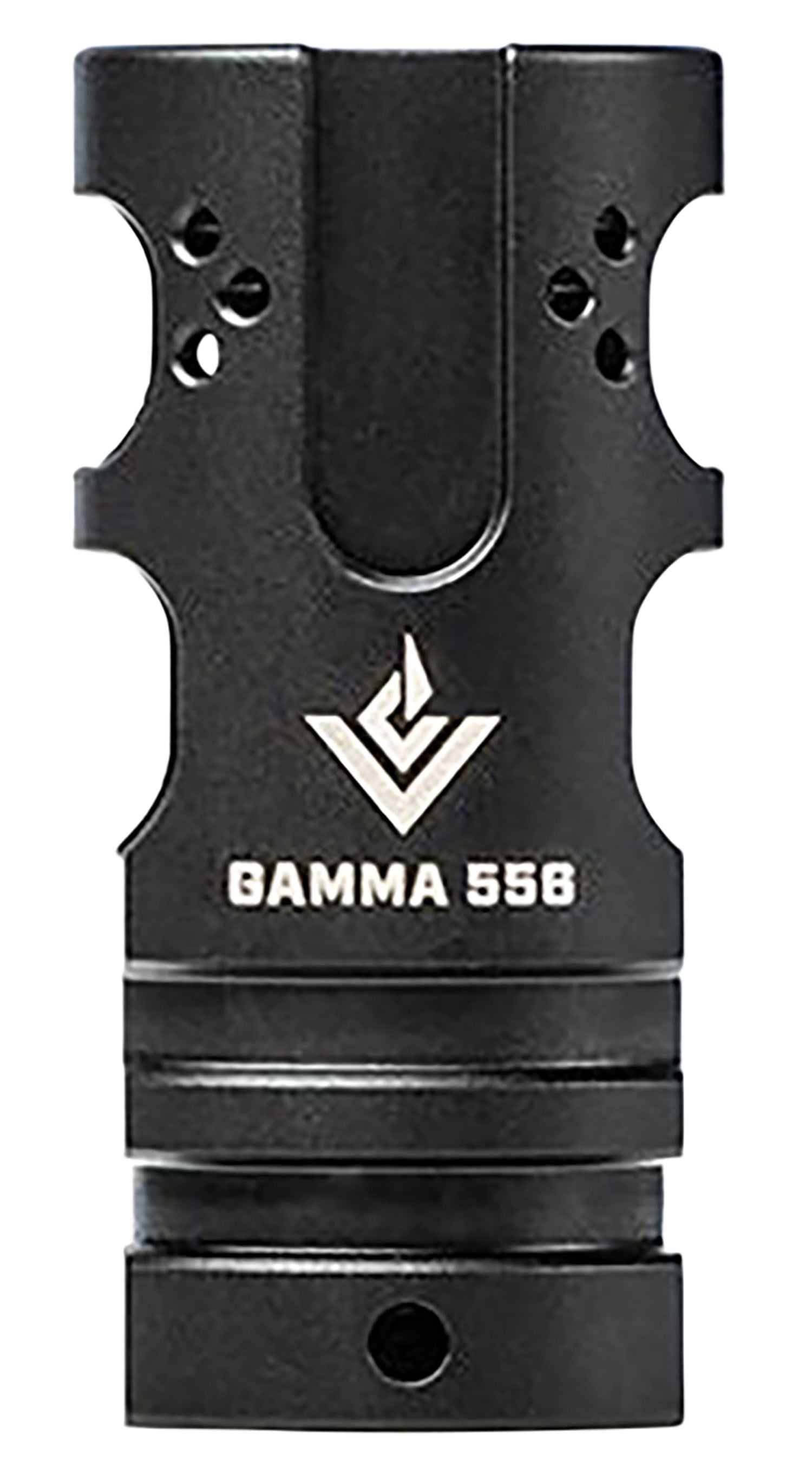 Aero Precision APVG200001A VG6 Gamma 556 2-Port Brake/Compensator 5.56 NATO 1/2-28 Black Stainless Steel
