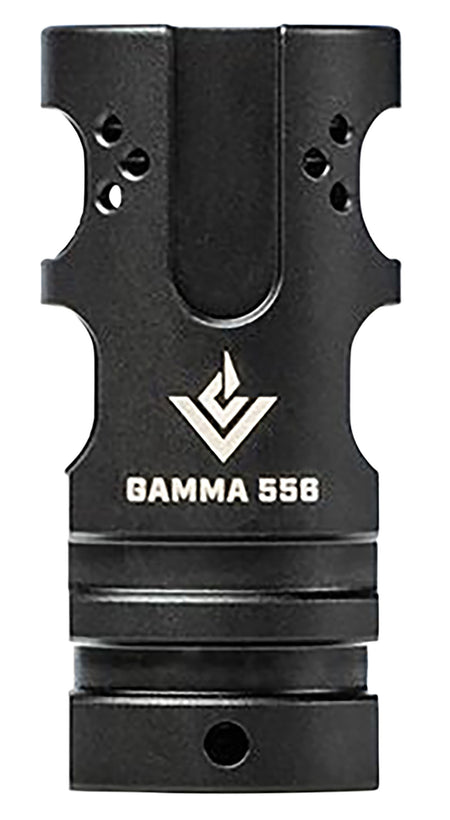 Aero Precision APVG200001A VG6 Gamma 556 2-Port Brake/Compensator 5.56 NATO 1/2-28 Black Stainless Steel