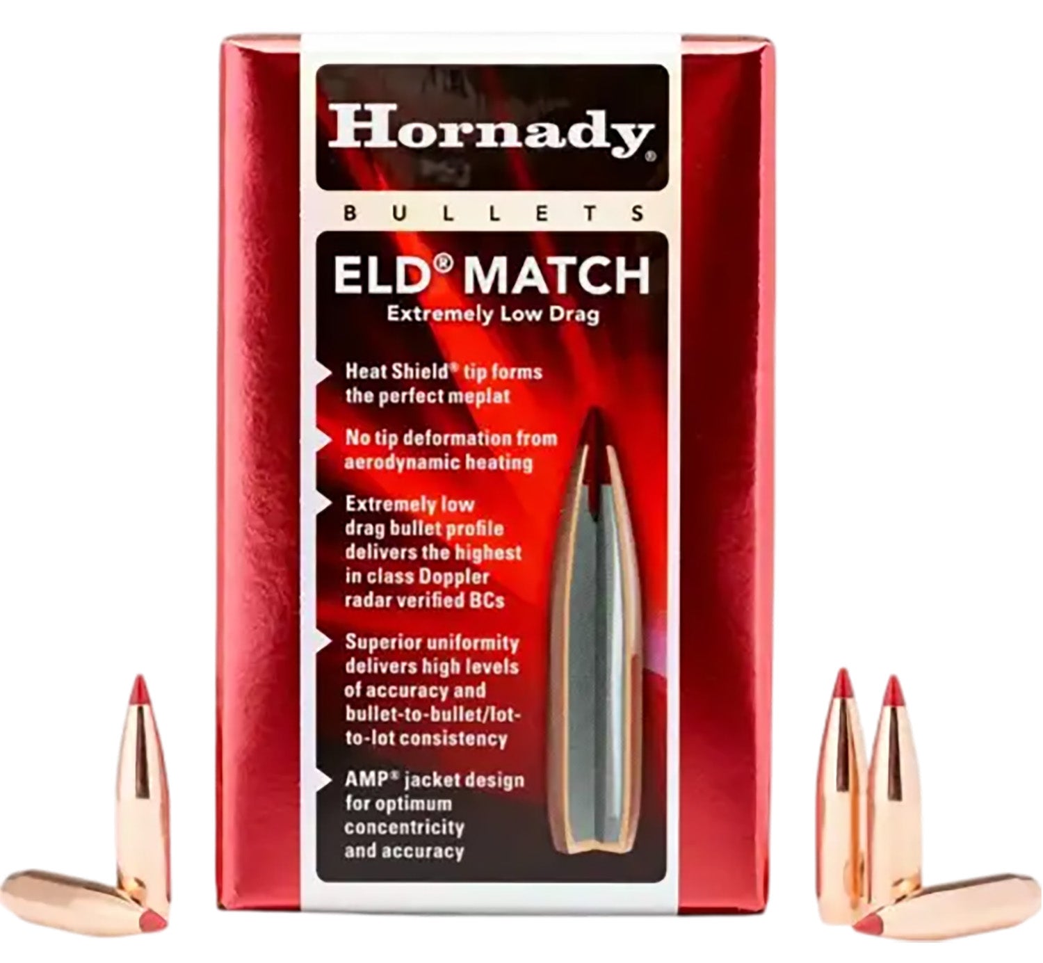 Hornady 2561 ELD Match .257 Caliber 134 Grain Match Bullets Box of 100