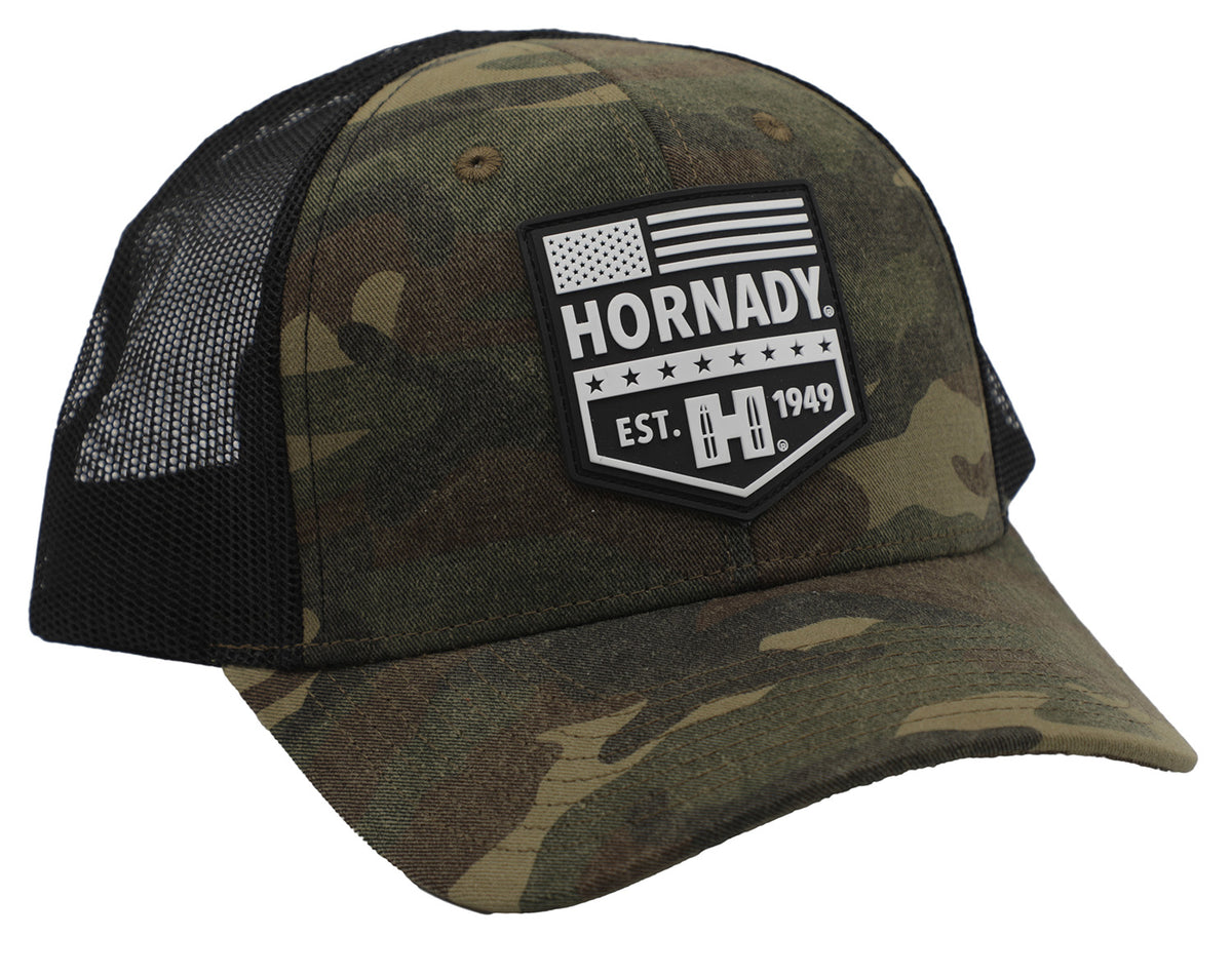 Hornady Camo Mesh Structured Hat Established Logo Cap