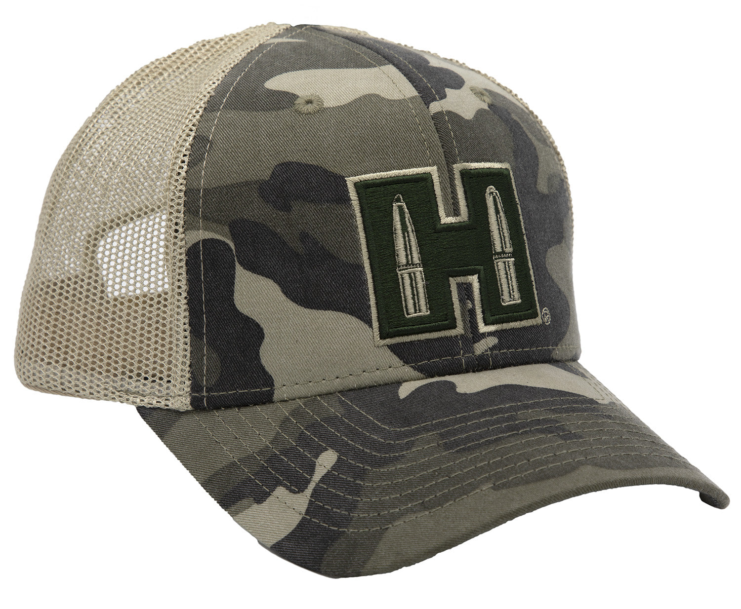 Hornady Camo Structured Mesh Hat with Established Hornady Logo
