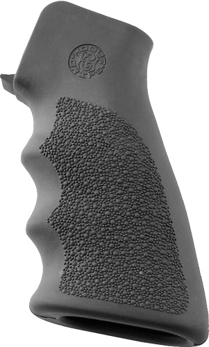 Hogue AR-15 M-16 Grey Over Molded Rubber Grip With Finger Grooves