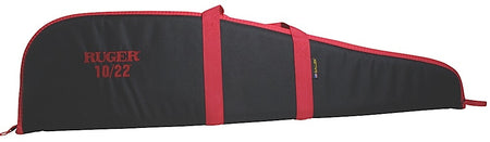 Ruger 27540 40-Inch Embroidered Rifle Case for 10/22 Black Red Endura Dense Foam Padding