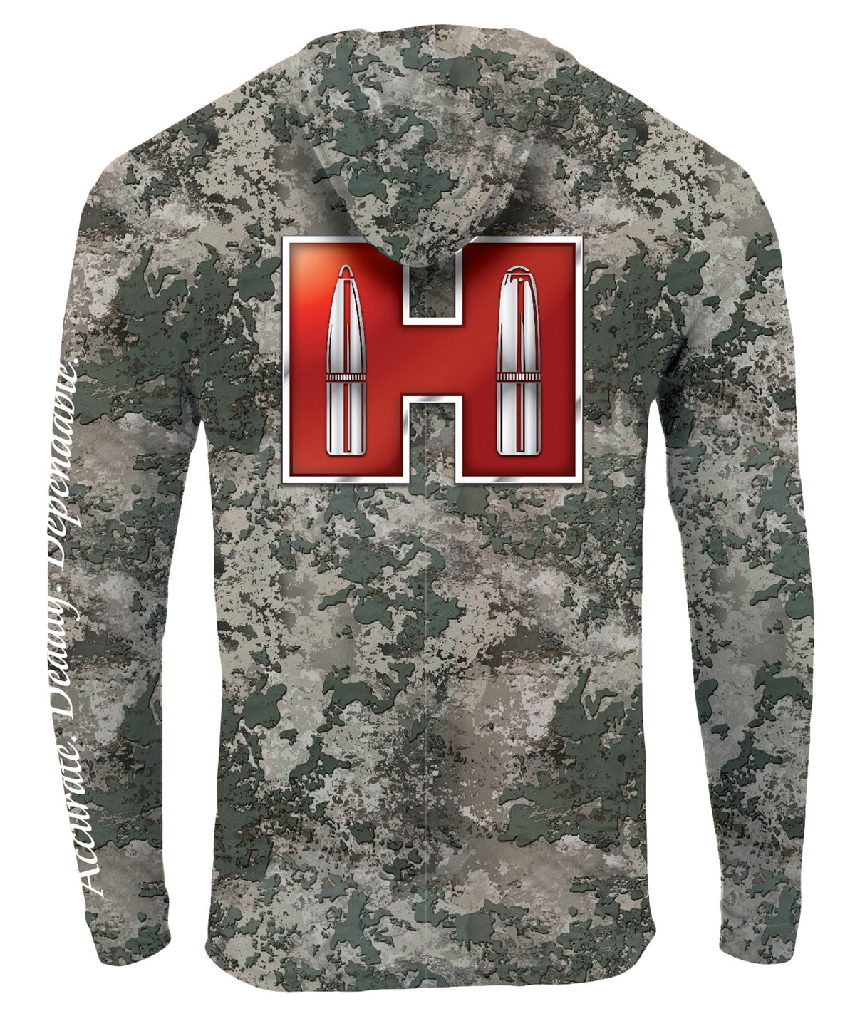 Hornady 99599 Camo Solar Hoody Long Sleeve Performance Small