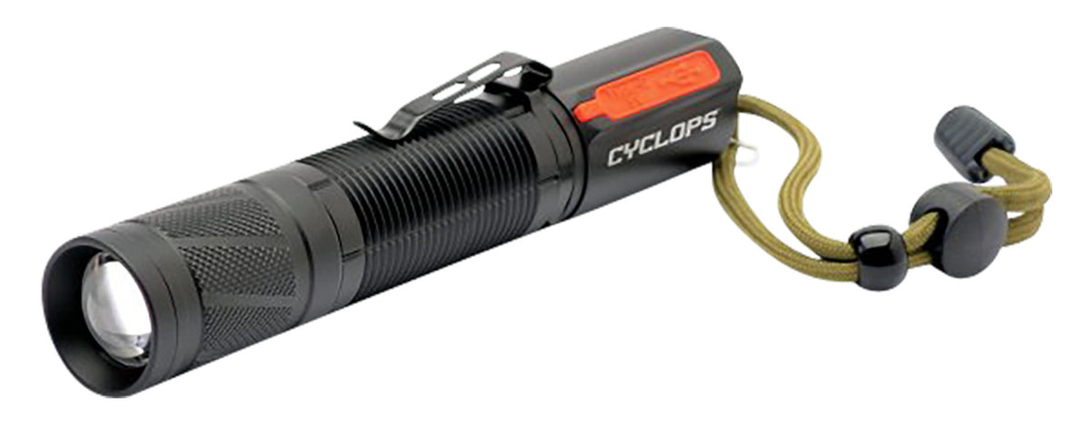 Cyclops FX1200 Pocket Flashlight 210/1200 Lumens with USB Rechargeable Battery
