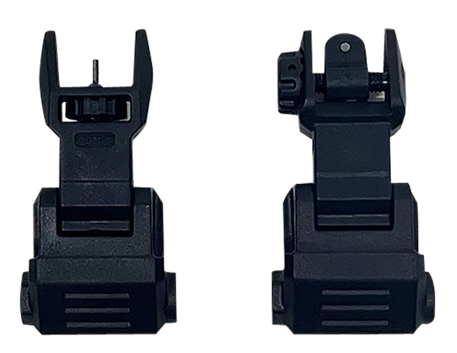 NcStar VG167 High Profile Front and Rear Flip-Up Sight Set Black for 1913 Picatinny Rail