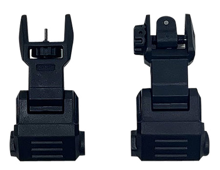 NcStar VG167 High Profile Front and Rear Flip-Up Sight Set Black for 1913 Picatinny Rail