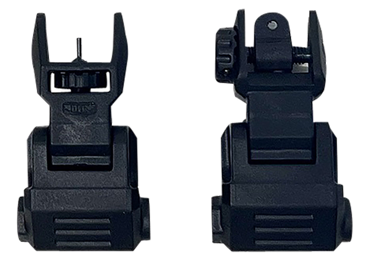 NcStar VG166 Low Profile Front and Rear Flip-Up Sight Set Black for 1913 Picatinny Rail