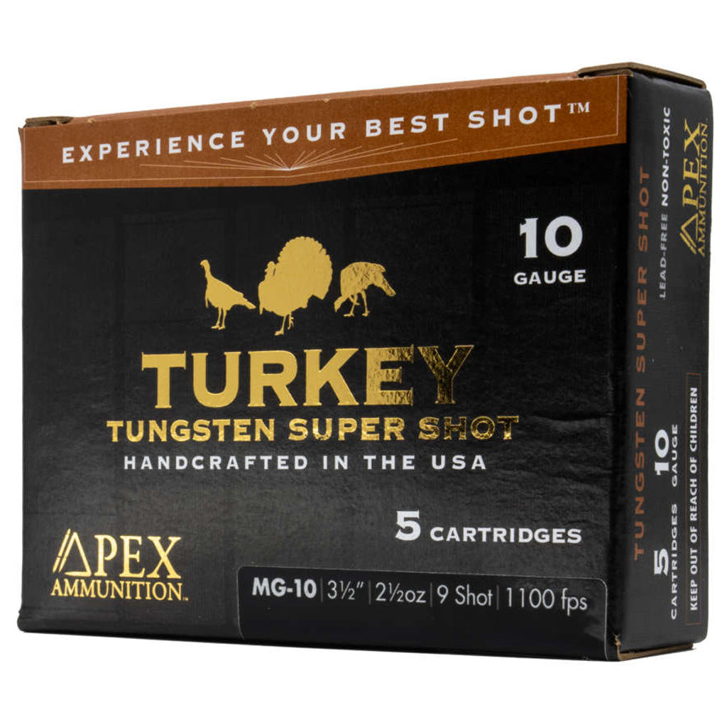 Apex 10 Gauge Shotgun Ammo Turkey TSS 3.5 in 2-1/2 oz #9