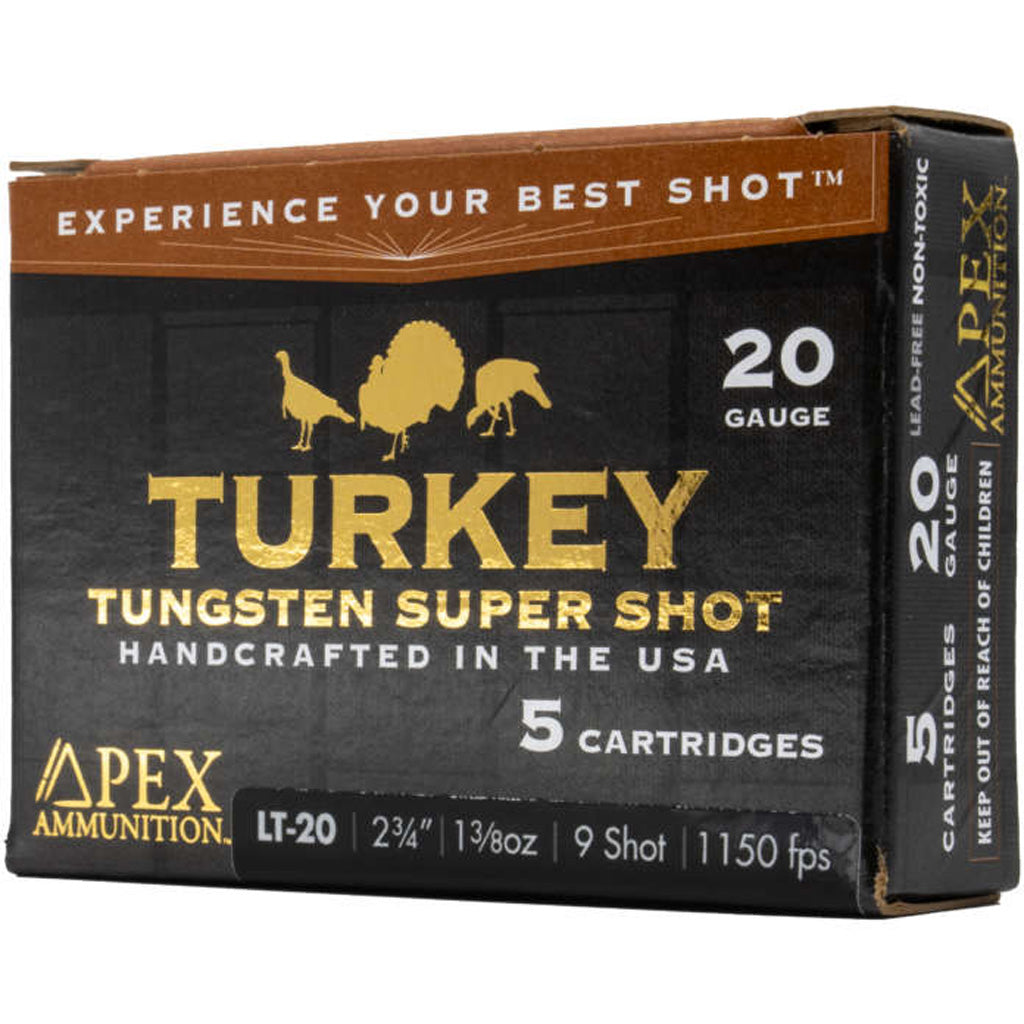 Apex 20 Gauge Shotgun Ammo Turkey TSS 2.75 in 1-3/8 oz #9