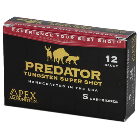 Apex 12 Gauge Shotgun Ammo Predator TSS 3 in 1-1/2 oz #4