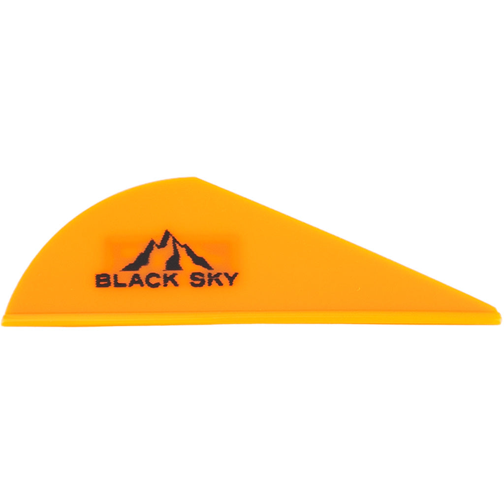 Bohning Black Sky Crossbow Vane 2 in. Neon Orange Pack of 100