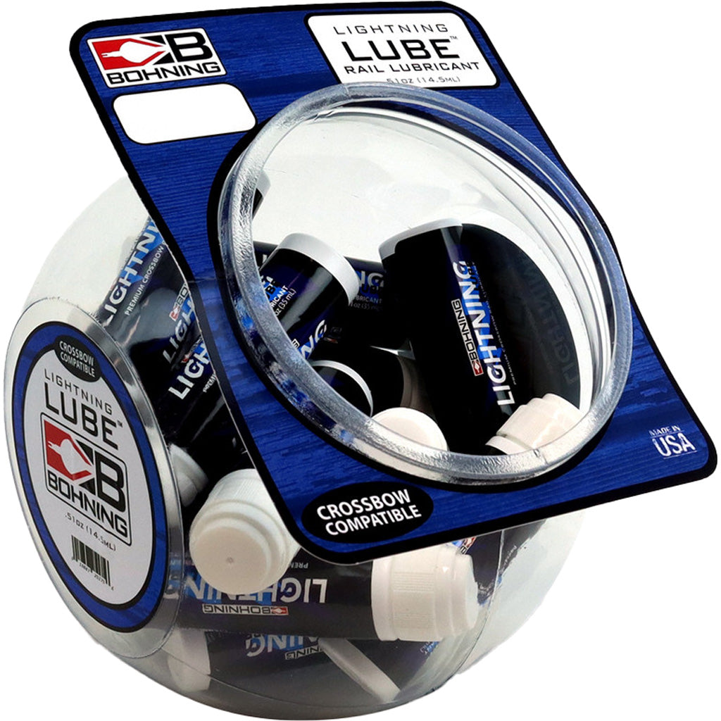 Bohning Lightning Lube 16 pk. Crossbow Rail Lubricant Fish Bowl
