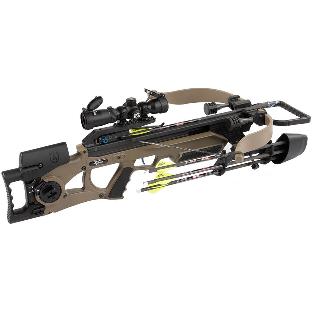 Excalibur Assassin Extreme Package FDE - 400 FPS Crossbow with Scope
