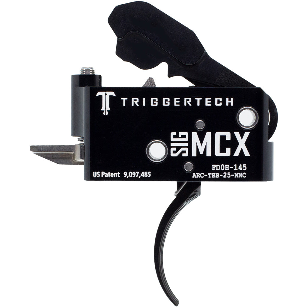 TriggerTech MCX Frictionless Release Two-Stage Trigger Black Curved