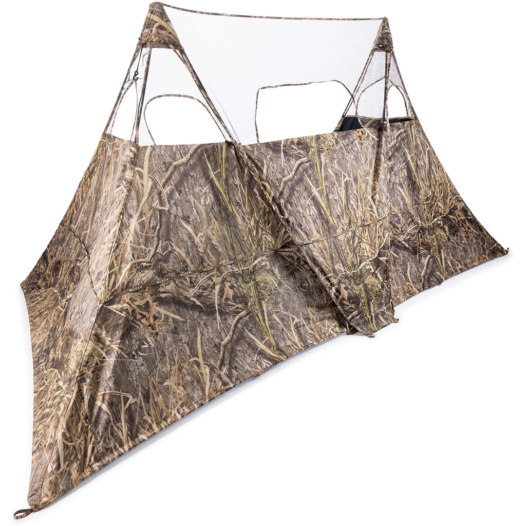 Nukem Mossy Oak Habitat XL Double Up Blind Panel
