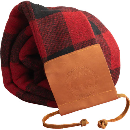 Bear Archery Bow Protective Sock with Embossed Leather Tie