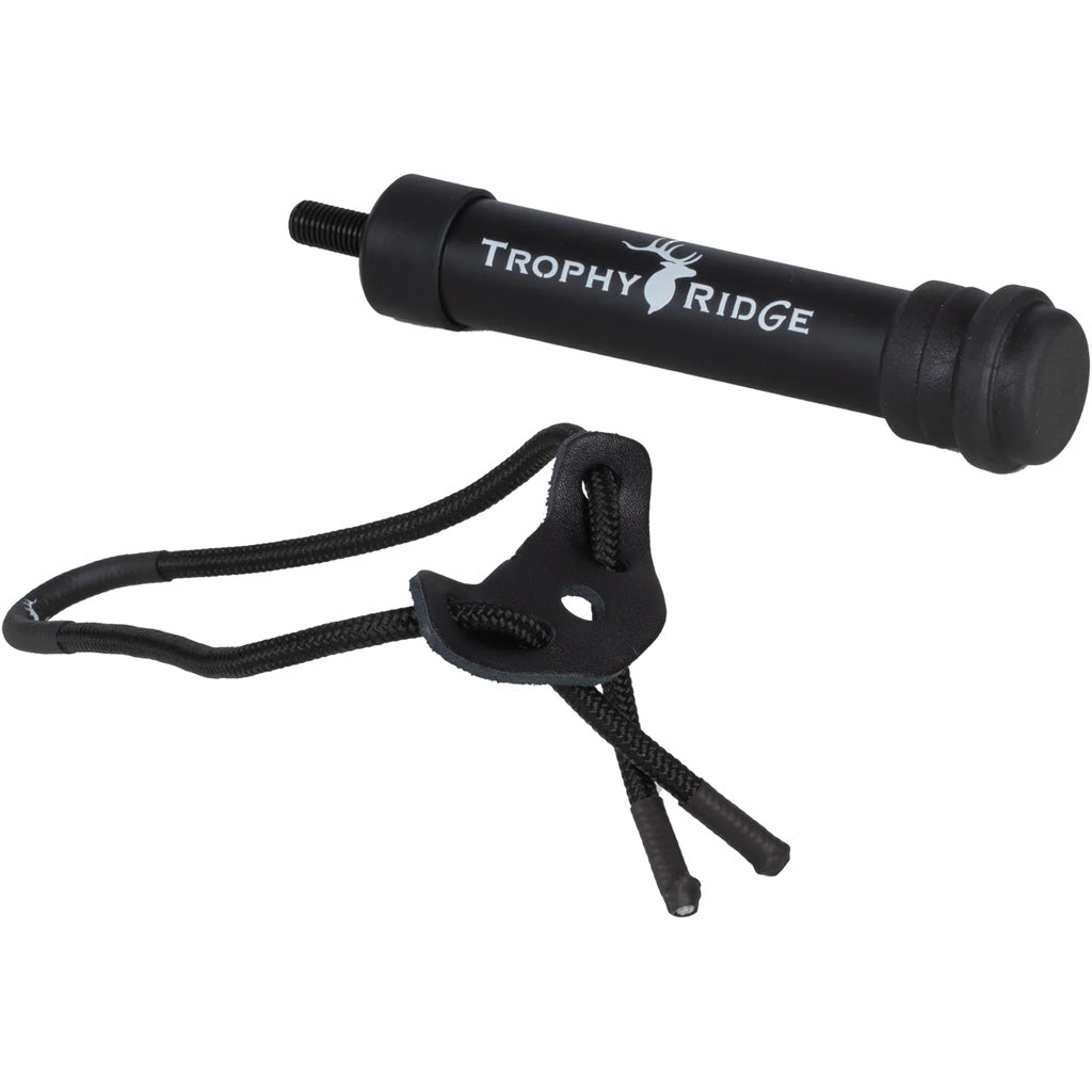 Trophy Ridge Snub Nose Stabilizer Black – 5 Inch Carbon Fiber