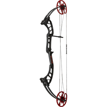 Cajun Shore Runner EV Black/Red Bowfishing Bow – 32 Inch Axle-to-Axle