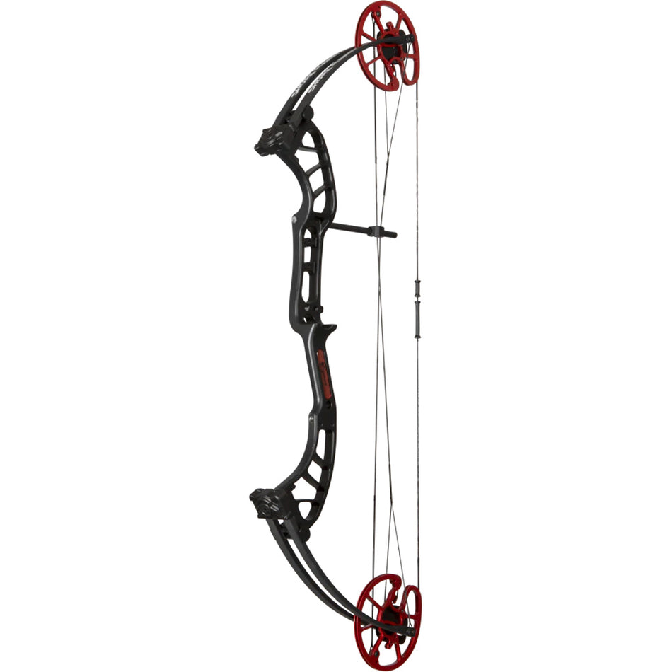 Cajun Shore Runner EV Black/Red Bowfishing Bow – 32 Inch Axle-to-Axle