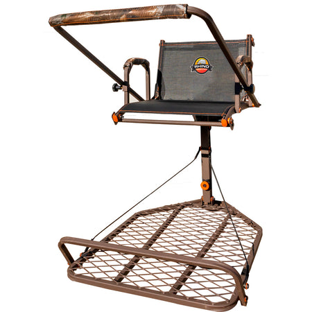 Rhino Hang On Stand Shooting Rail and Mesh Backrest