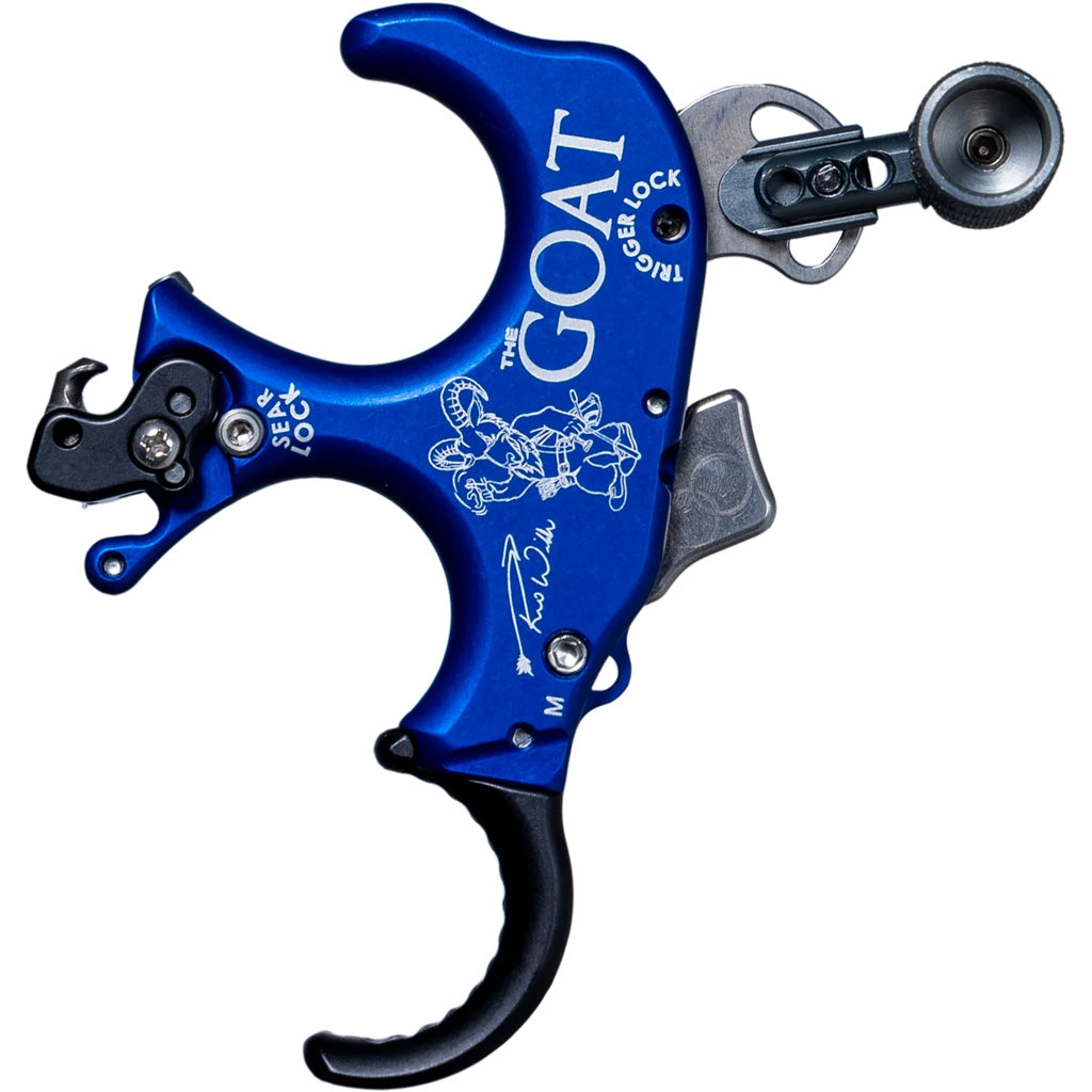 Tru Ball GOAT Medium 3 Finger Blue QuickSilver Release Aid