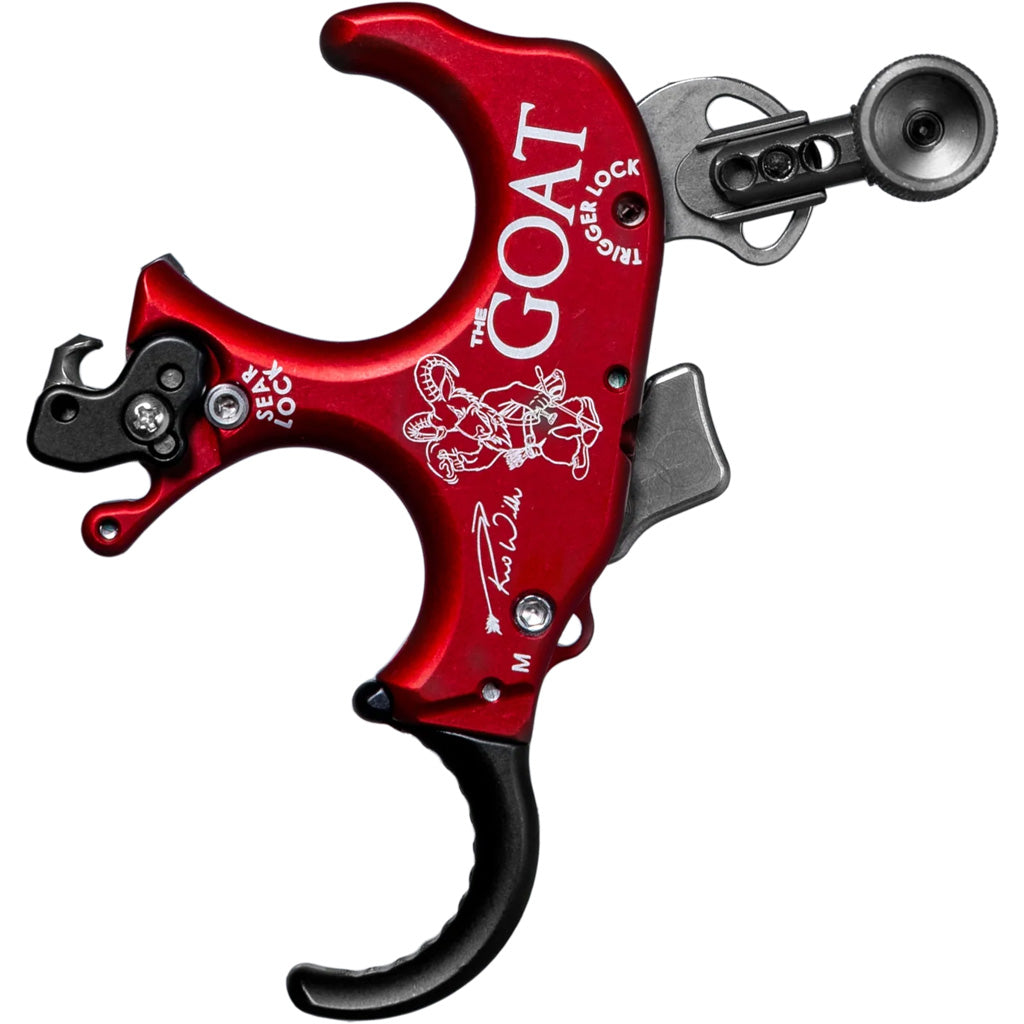 Tru Ball GOAT Medium 3 Finger Red QuickSilver Release Aid