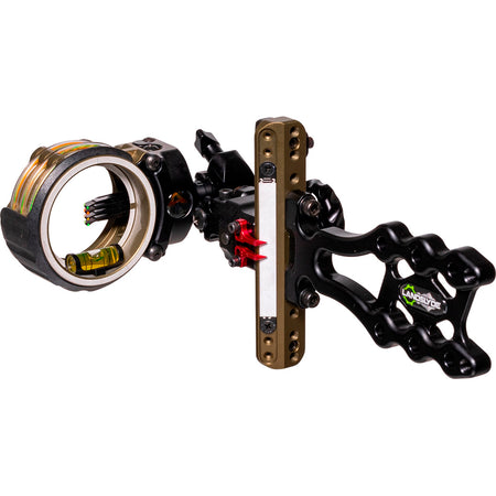 Axcel LANDSLYDE Slider Archery Sight AccuStat II 4 Pin .019 Micro
