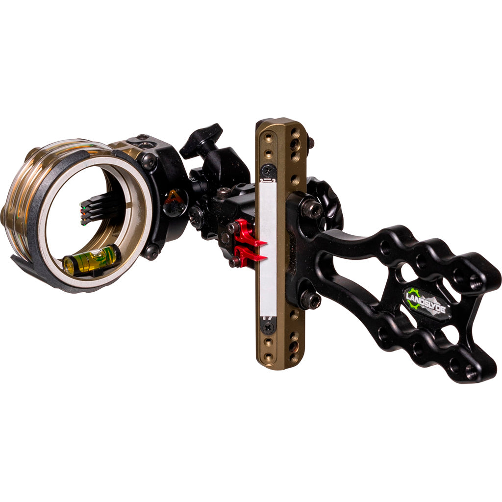Axcel LANDSLYDE Slider Archery Sight AccuStat II 4 Pin .010 Micro