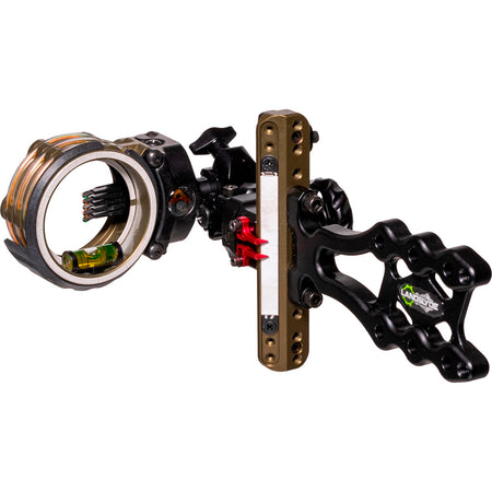 Axcel LANDSLYDE Tactical Slider Sight AccuStat II Micro 5-Pin .010 Bowhunting