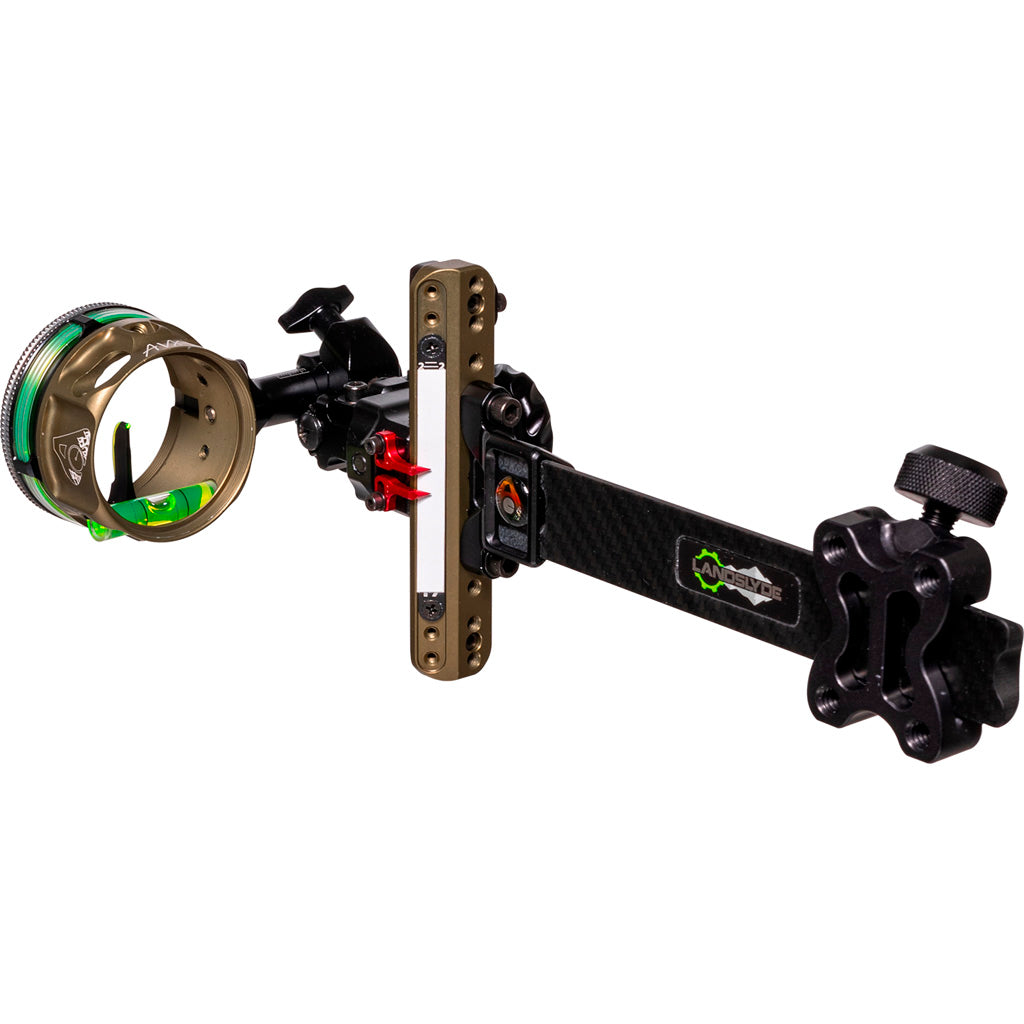 Axcel LANDSLYDE Carbon Pro Tactical Bowhunting Slider Sight AVX-41 1-Pin .029 Green