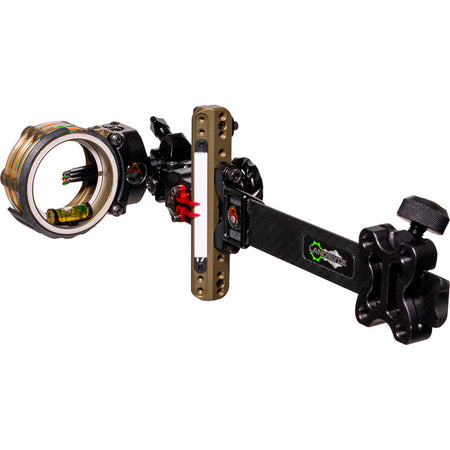 Axcel LANDSLYDE Carbon Pro Tactical Bowhunting Slider Sight AccuStat II Micro 3 Pin .019