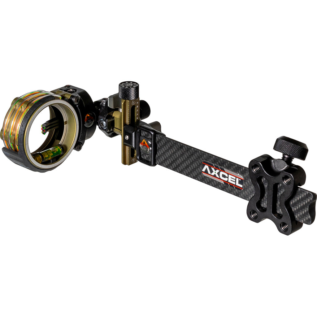 Axcel LANDSLYDE Carbon Pro Tactical Bowhunting Slider Sight AccuStat II Micro 3 Pin .010