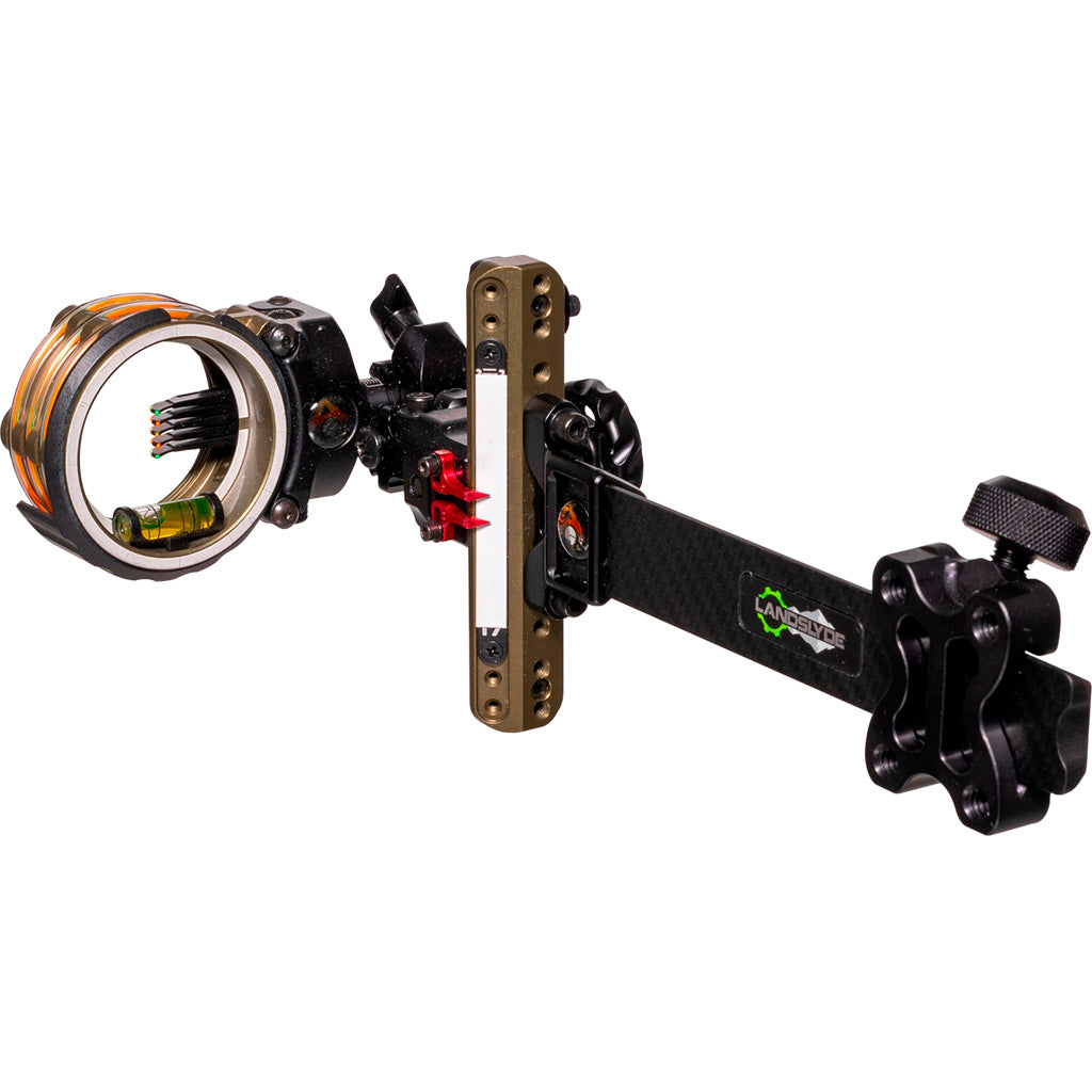 Axcel LANDSLYDE Carbon Pro Tactical Bowhunting Slider Sight AccuStat II Micro 5 Pin .019