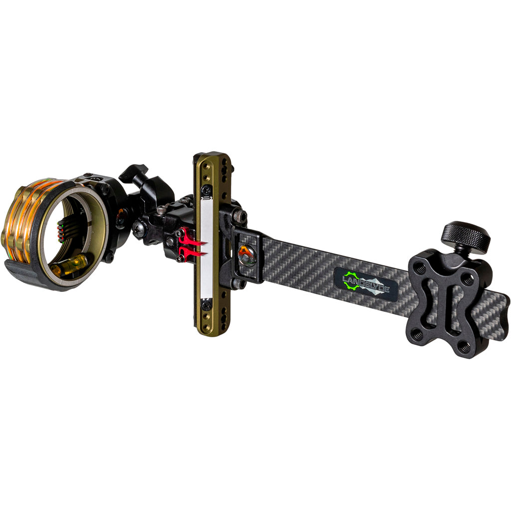 Axcel LANDSLYDE Carbon Pro Tactical Bowhunting Slider Sight AccuStat II Micro 5 Pin .010