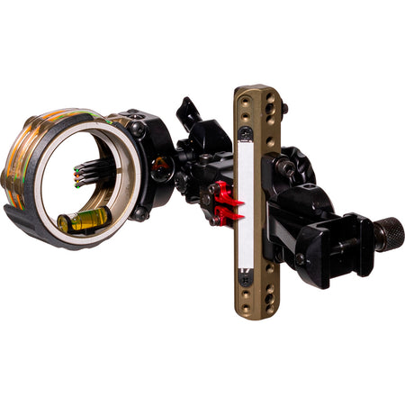 Axcel LANDSLYDE Picatinny Tactical Bowhunting Slider Sight AccuStat II Micro 4 Pin .019