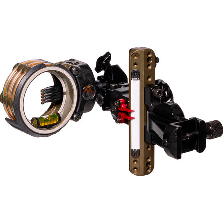 Axcel LANDSLYDE Picatinny Tactical Bowhunting Slider Sight AccuStat II Micro 5 Pin .010