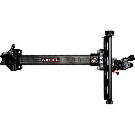 Axcel Achieve XP Pro 9 in. RH Carbon Bar Recurve Sight Black