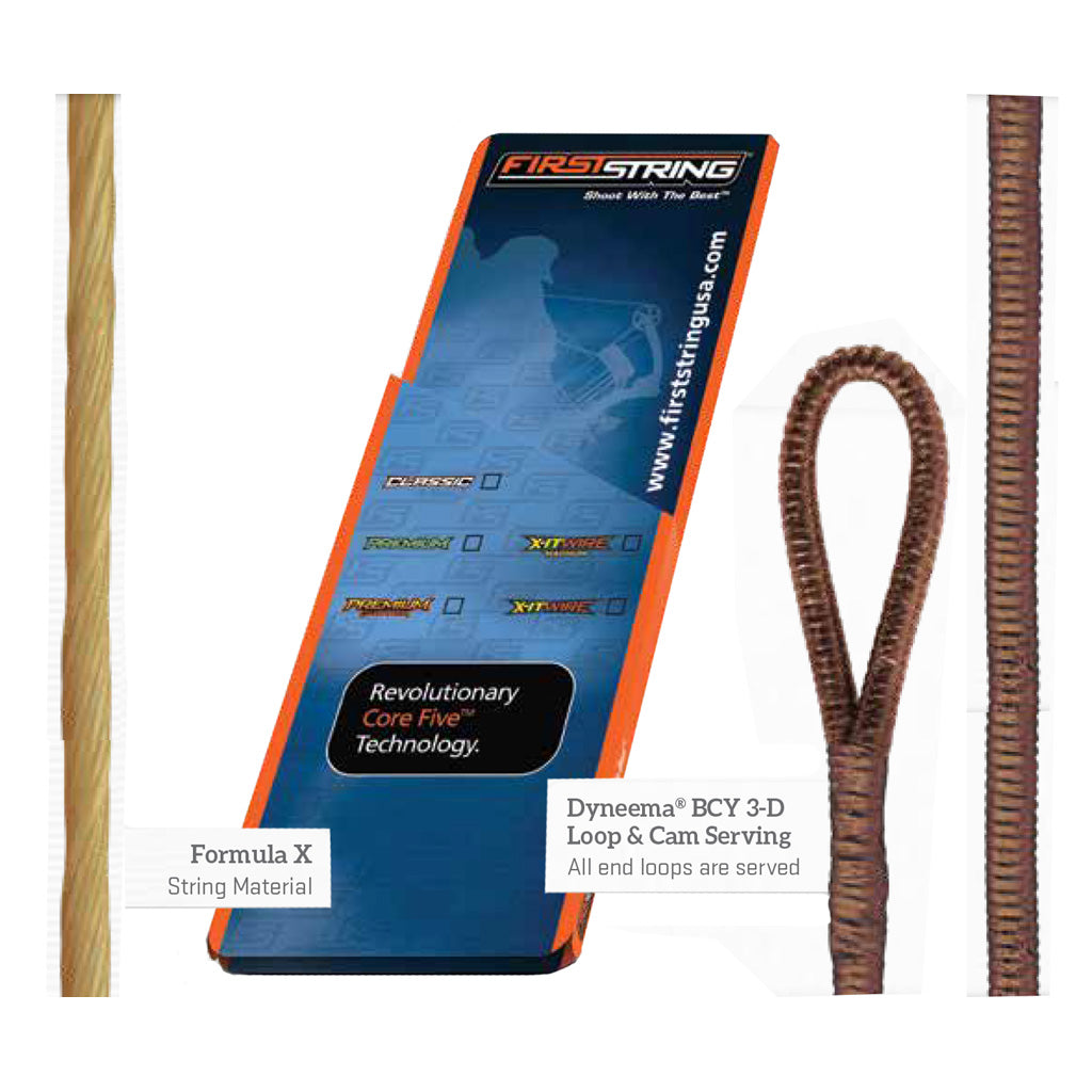 Bear Cruzer G2 Classic String Set Buckskin Tan Serving by FirstString