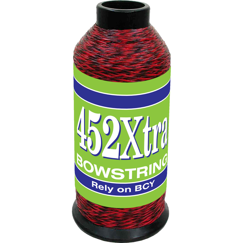 BCY 452Xtra Bowstring Strand Material Red/Black Eighth Pound