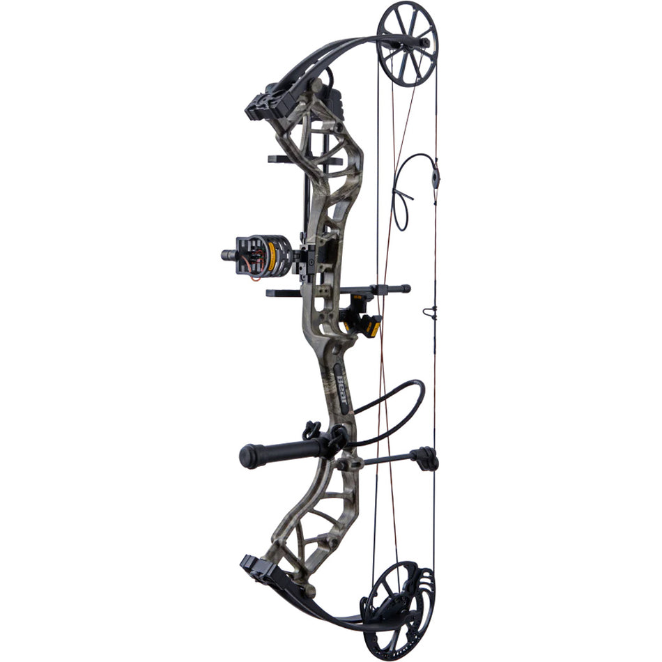 Bear Species XT RTH Bow Pkg Mossy Oak Roots Black 55-70 lb RH