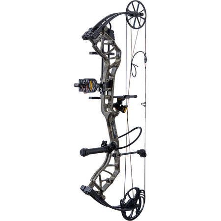 Bear Species XT RTH Bow Pkg Mossy Oak Roots Black 55-70 lb Left Hand