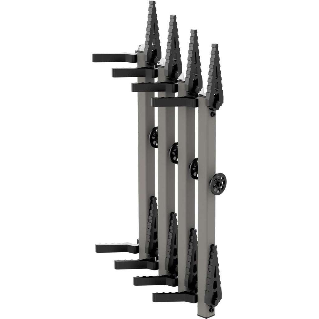 Novix 17-Inch Mini Single Step Climbing Sticks Classic Gray Set of 4